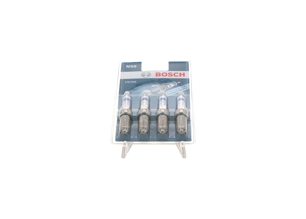 Bosch Zündkerze [Hersteller-Nr. 0242232815] für Fiat, Nissan, Hyundai, Peugeot, Citroën, Kia, Renault, Toyota
