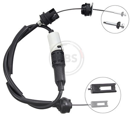 A.b.s. Seilzug, Kupplungsbetätigung [Hersteller-Nr. K28140] für Peugeot