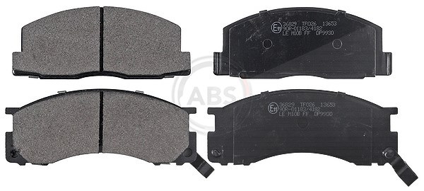 A.b.s. Bremsbelagsatz, Scheibenbremse [Hersteller-Nr. 36829] für Toyota