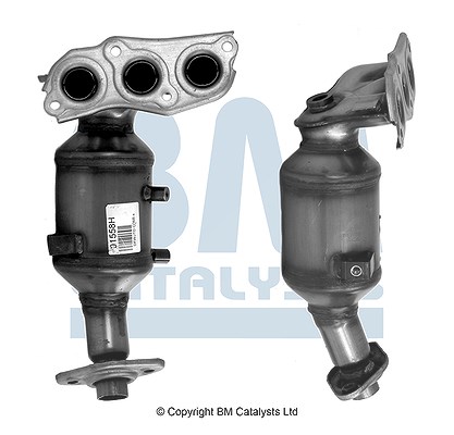 Bm Catalysts Katalysator mit Anbauteilen [Hersteller-Nr. BM91558H] für Toyota