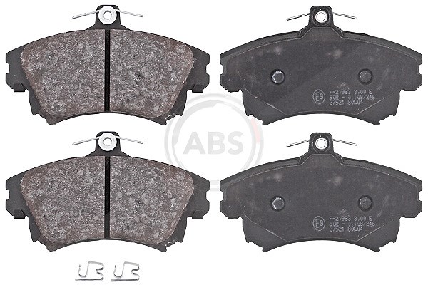 A.b.s. Bremsbelagsatz, Scheibenbremse [Hersteller-Nr. 37521] für Smart, Mitsubishi