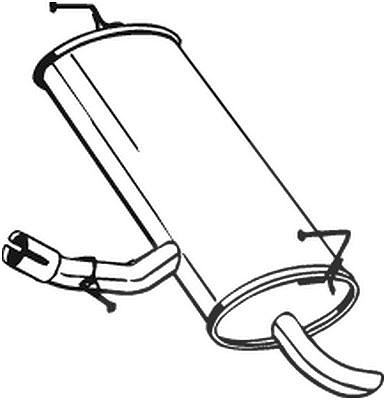 Bosal Endschalldämpfer [Hersteller-Nr. 145-285] für Nissan