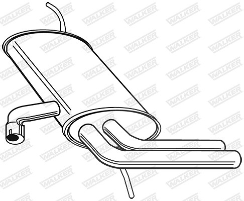 Walker Endschalldämpfer [Hersteller-Nr. 23259] für Seat