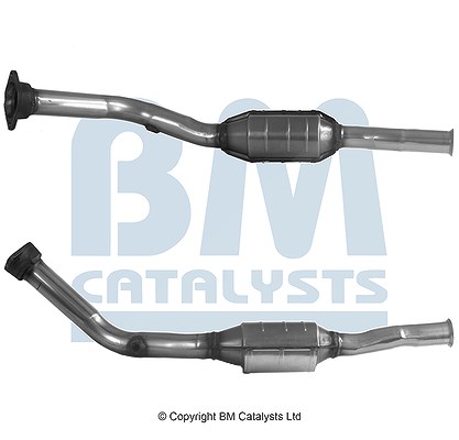 Bm Catalysts Katalysator mit Anbauteilen [Hersteller-Nr. BM90858H] für Citroën, Peugeot
