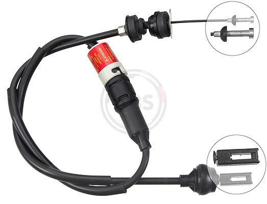 A.b.s. Seilzug, Kupplungsbetätigung [Hersteller-Nr. K28020] für Peugeot, Citroën