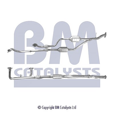 Bm Catalysts Katalysator mit Anbauteilen [Hersteller-Nr. BM91087H] für Vauxhall, Opel