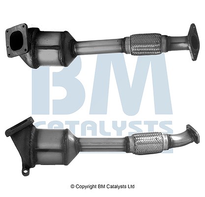 Bm Catalysts Katalysator mit Anbauteilen [Hersteller-Nr. BM80111H] für Ford