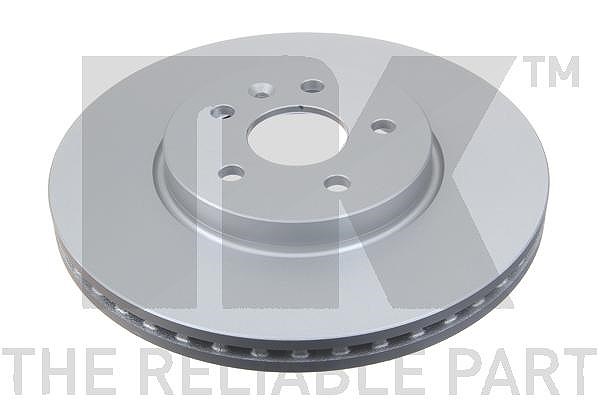 Nk 1x Bremsscheibe Vorderachse Belüftet [Hersteller-Nr. 313677] für Opel, Vauxhall, Chevrolet