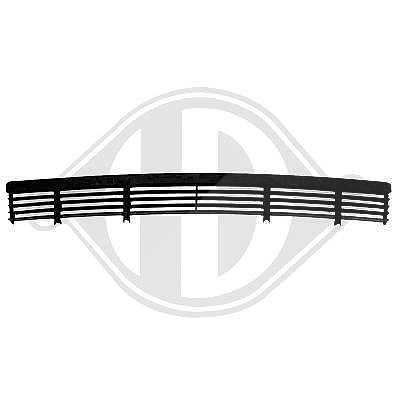 Diederichs Lüftungsgitter, Stoßfänger [Hersteller-Nr. 1213045] für BMW