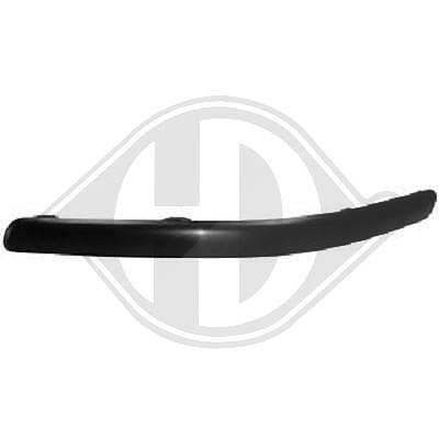 Diederichs Zier-/Schutzleiste, Stoßfänger [Hersteller-Nr. 6624063] für Toyota