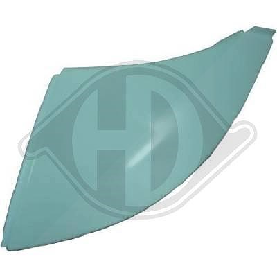 Diederichs Zier-/Schutzleiste, Stoßfänger [Hersteller-Nr. 3484043] für Fiat, Peugeot, Citroën