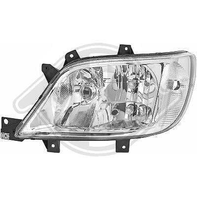 Diederichs Hauptscheinwerfer [Hersteller-Nr. 1662983] für Mercedes-Benz
