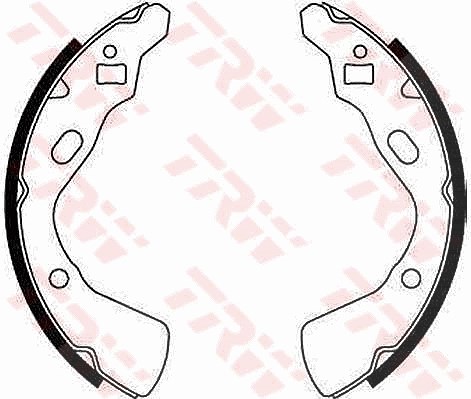 Trw Bremsbackensatz [Hersteller-Nr. GS8519] für Mazda, Kia