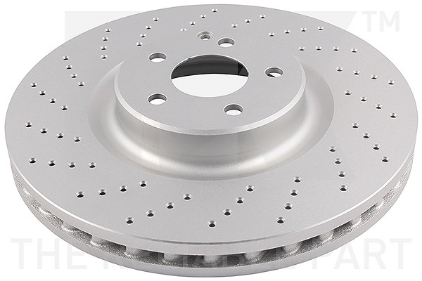 Nk 1x Bremsscheibe [Hersteller-Nr. 343366] für Mercedes-Benz