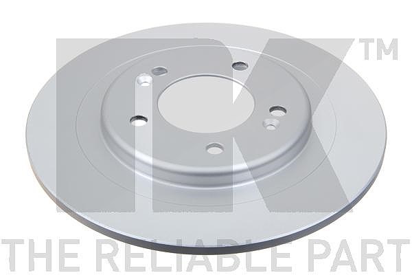 Nk 1x Bremsscheibe Hinterachse Voll [Hersteller-Nr. 313442] für Hyundai