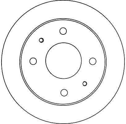 Trw Bremsscheibe [Hersteller-Nr. DF4132] für Hyundai