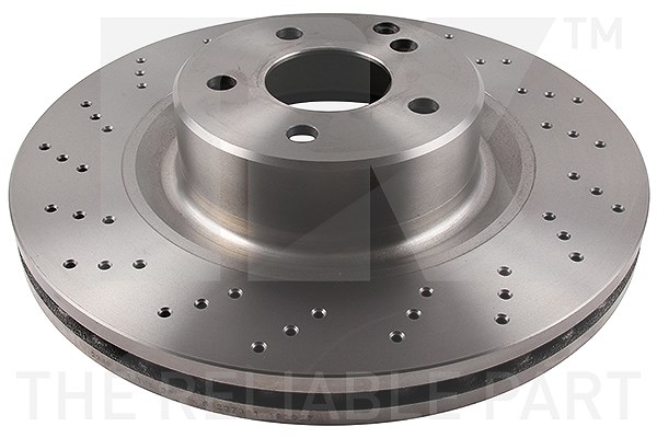 Nk 1x Bremsscheibe [Hersteller-Nr. 203380] für Mercedes-Benz