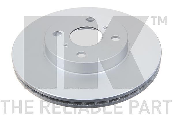 Nk 1x Bremsscheibe Vorderachse Belüftet [Hersteller-Nr. 314588] für Toyota