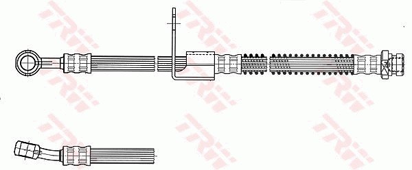 Trw Bremsschlauch [Hersteller-Nr. PHD958] für Hyundai