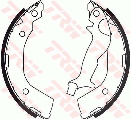 Trw Bremsbackensatz [Hersteller-Nr. GS8737] für Hyundai
