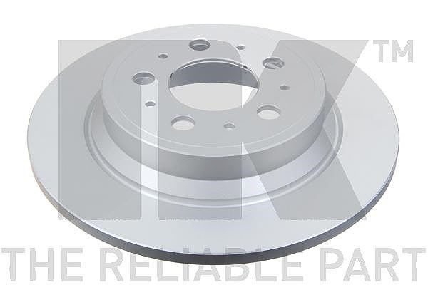 Nk 1x Bremsscheibe Hinterachse Voll [Hersteller-Nr. 314843] für Volvo