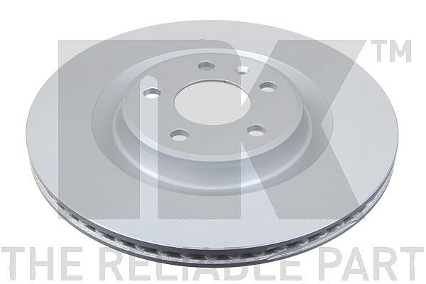 Nk 1x Bremsscheibe Hinterachse Belüftet [Hersteller-Nr. 3147156] für Porsche, VW, Audi