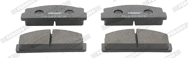 Ferodo Bremsbelagsatz, Scheibenbremse [Hersteller-Nr. FDB29] für Tofas, Zastava, Fiat, Innocenti, Lancia, Fso, Yugo, Autobianchi, Seat