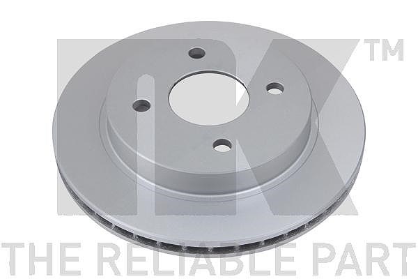 Nk 1x Bremsscheibe Hinterachse Belüftet [Hersteller-Nr. 312535] für Ford, Ac