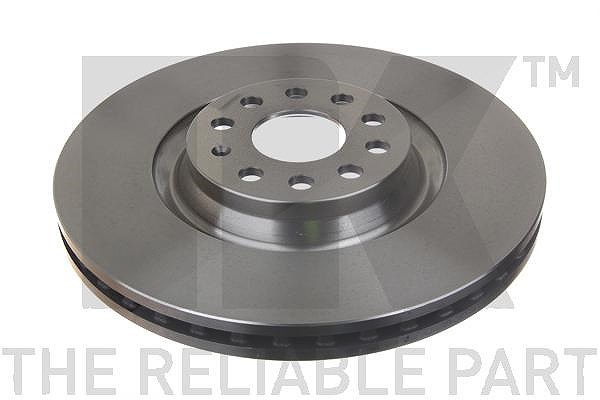 Nk 1x Bremsscheibe Vorderachse Belüftet [Hersteller-Nr. 2047141] für VW, Seat, Skoda, Audi, Cupra