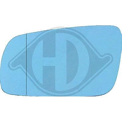 Diederichs Spiegelglas, Außenspiegel [Hersteller-Nr. 1016227] für Audi