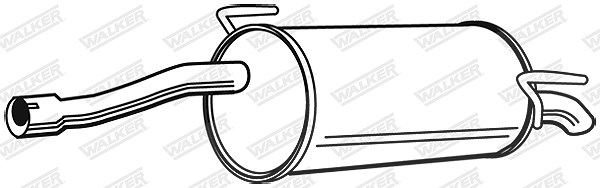 Walker Endschalldämpfer [Hersteller-Nr. 23380] für Opel, Vauxhall