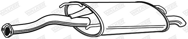 Walker Endschalldämpfer [Hersteller-Nr. 22315] für Rover