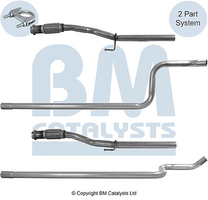 Bm Catalysts Abgasrohr [Hersteller-Nr. BM50241] für Citroën, Peugeot