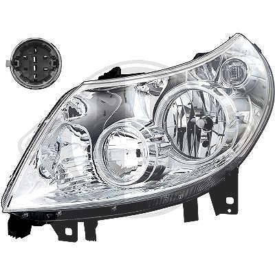Diederichs Hauptscheinwerfer [Hersteller-Nr. 3484181] für Citroën, Peugeot, Fiat