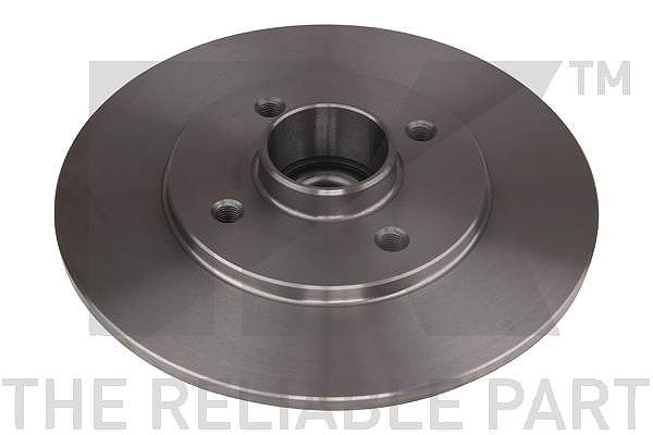 Nk 1x Bremsscheibe Hinterachse Voll [Hersteller-Nr. 203944] für Renault, Dacia