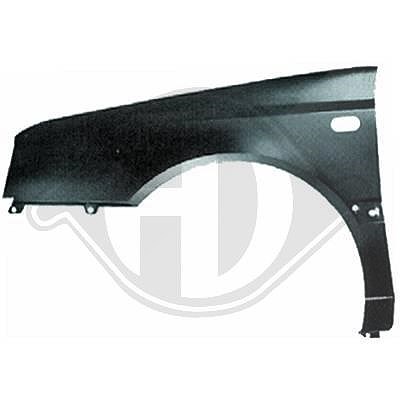 Diederichs Kotflügel vorne rechts mit Blinkerloch oval [Hersteller-Nr. 2212106] für VW