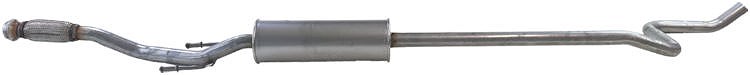 Bosal Mittelschalldämpfer [Hersteller-Nr. 292-053] für Citroën, Peugeot