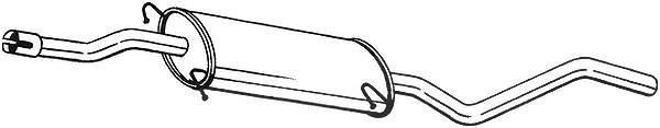 Bosal Mittelschalldämpfer [Hersteller-Nr. 287-433] für Mercedes-Benz