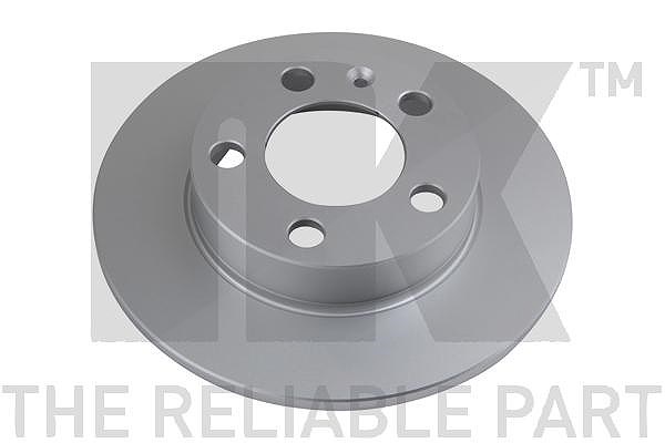 Nk Bremsscheibe Hinterachse Voll [Hersteller-Nr. 314761] für Audi, Skoda, VW, Seat
