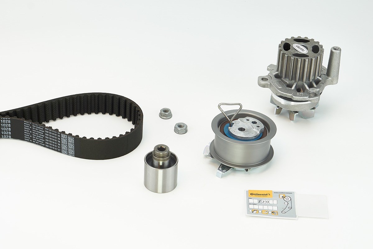 Continental Ctam Wasserpumpe + Zahnriemensatz [Hersteller-Nr. CT1028WP5] für Seat, VW