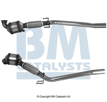 Bm Catalysts Katalysator inkl. Montagesatz [Hersteller-Nr. BM80249H] für Seat, Audi, VW, Skoda
