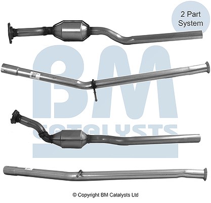 Bm Catalysts Katalysator inkl. Montagesatz [Hersteller-Nr. BM90189H] für Peugeot