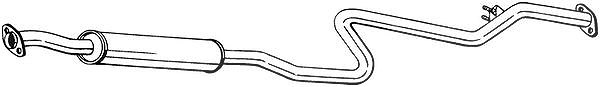 Bosal Mittelschalldämpfer [Hersteller-Nr. 287-399] für Mazda