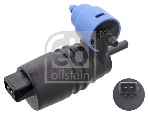Febi Bilstein Waschwasserpumpe, Scheibenreinigung [Hersteller-Nr. 10275] für Seat, Citroën, VW, Opel, Abarth, Vauxhall, Ford, Fiat, Alfa Romeo, Saab,