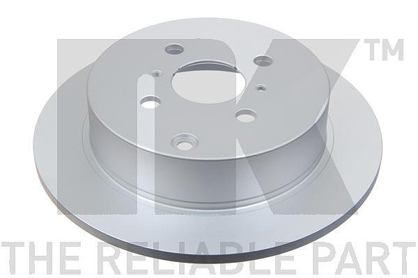 Nk Bremsscheibe Hinterachse Voll [Hersteller-Nr. 314581] für Toyota