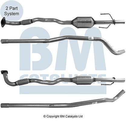 Bm Catalysts Katalysator inkl. Montagesatz [Hersteller-Nr. BM80410H] für Opel