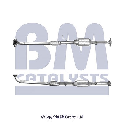 Bm Catalysts Katalysator inkl. Montagesatz [Hersteller-Nr. BM90701H] für Mg, Rover