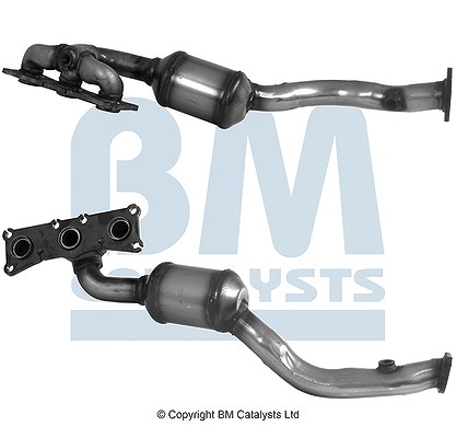 Bm Catalysts Katalysator inkl. Montagesatz [Hersteller-Nr. BM91349H] für BMW