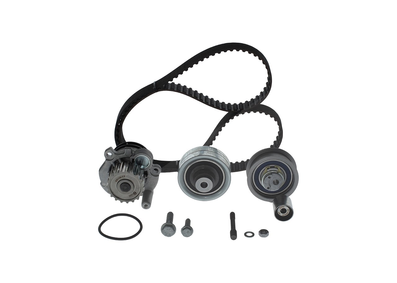 Bosch Wasserpumpe + Zahnriemensatz [Hersteller-Nr. 1987948871] für VW, Audi