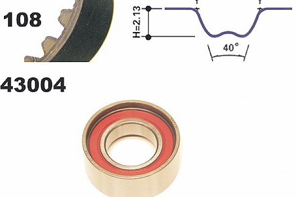 Mapco Zahnriemensatz [Hersteller-Nr. 23004] für Fiat, Lancia